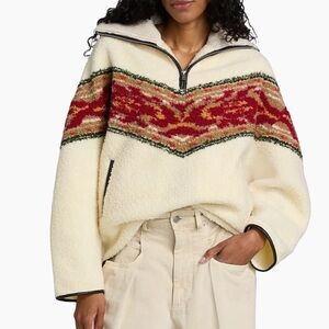 Isabel Marant Étoile Marner Fleece Half-Zip Sweater